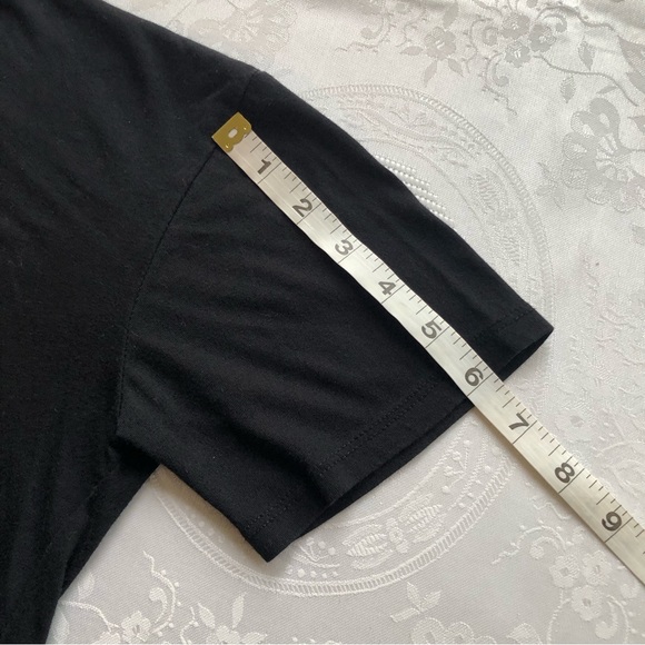 Tom And Jerry Black Graphic Cropped T-Shirt Juniors Size L (11-13) Short Sleeves - Picture 10 of 15